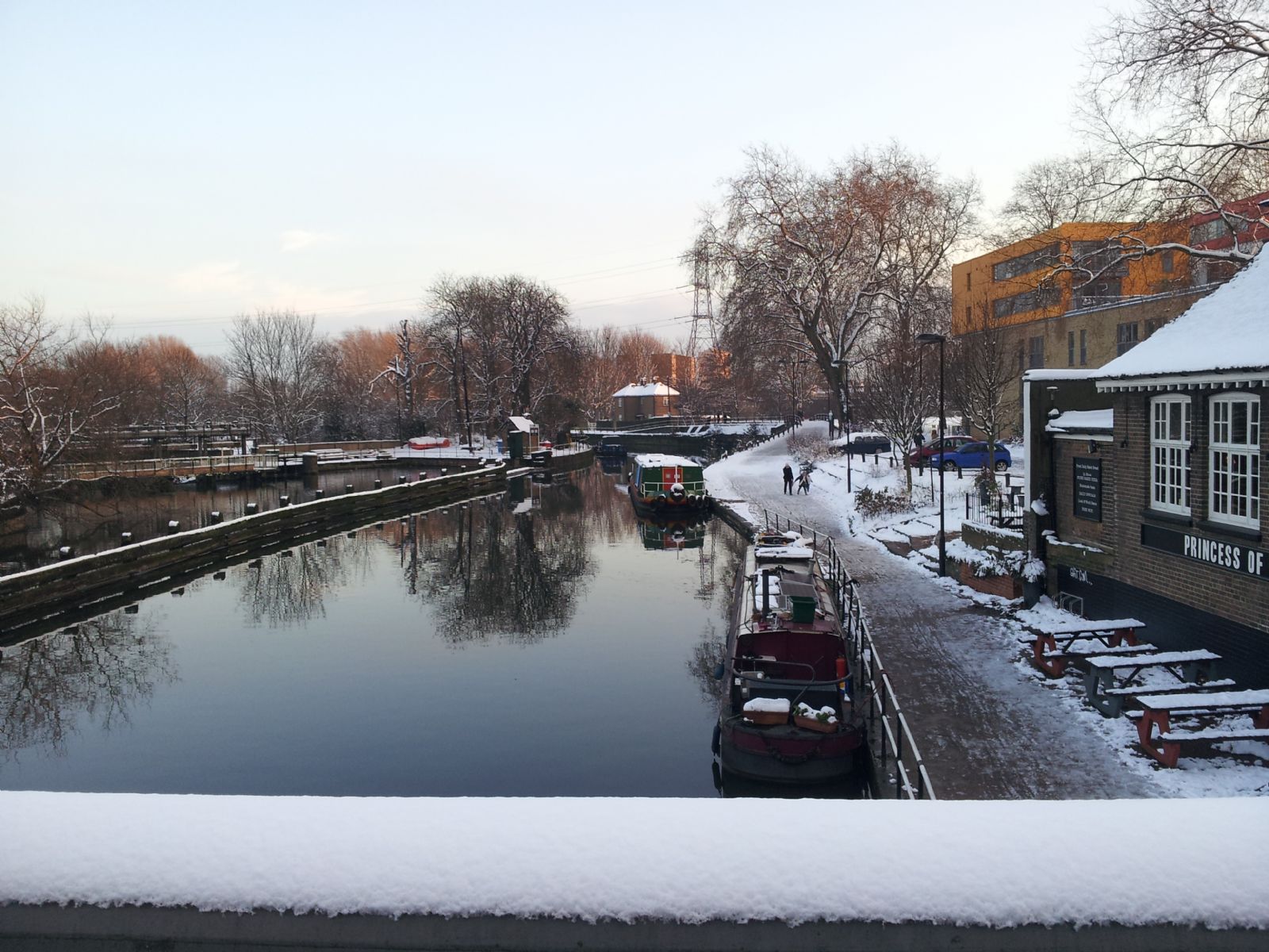 Snow in London